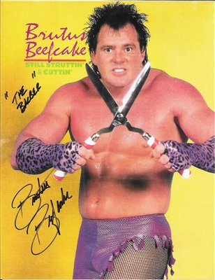 BRUTUS BEEFCAKE signed photo